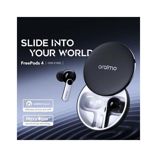 FreePods 4 Active Noise Cancellation True Wireless Earbuds- Multicolor