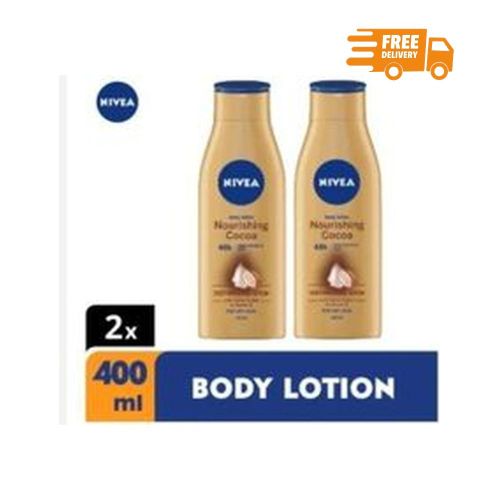 NIVEA Nourishing  Cocoa  Body Lotion 400ml- 2pack