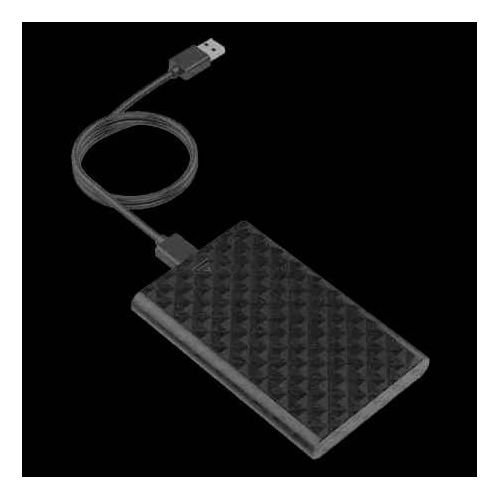 S02 HDD Case 2.5 USB3.0 External Hard Drive Enclosure – USB3.0 to SATA 5Gbps Enclosure Case Support for 6TB - For 2.5inch SSD HDD Hard Disk Box - Black