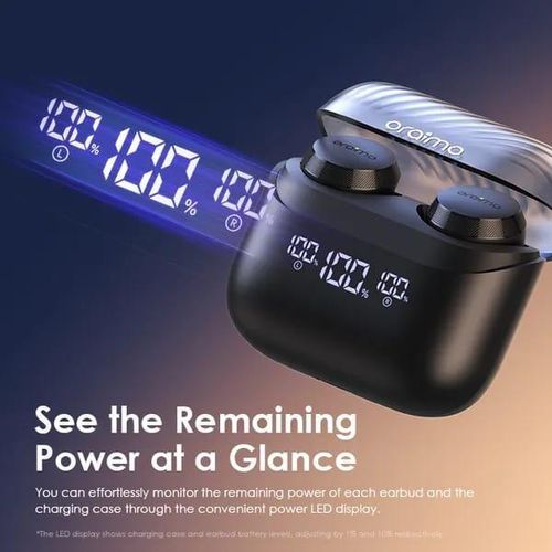 OTW-340 AirBuds 4 ENC True Wireless Earbuds- Black