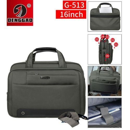 16 Inch, Laptop Briefcase Business Office Bag Water Resistant Durable Shoulder Messenger Bag- Multi-colour.