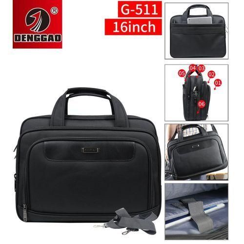 16 Inch, Laptop Briefcase Business Office Bag Water Resistant Durable Shoulder Messenger Bag- Multi-colour.