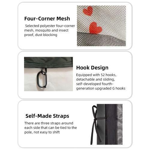 Mosquito Netting For Patio Canopy  Screen Netting For Porch
