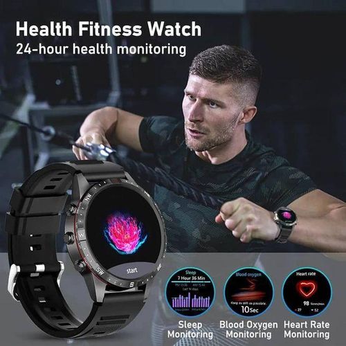 1 Piece Of Smart Watch AMOLED Screen RW-48 - Modern and Stylish Design with High Quality Materials.Compatible with All Phones With AMOLED Display And 3 Pairs of Straps- Multicolor
