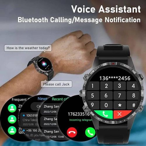 1 Piece Of Smart Watch AMOLED Screen RW-48 - Modern and Stylish Design with High Quality Materials.Compatible with All Phones With AMOLED Display And 3 Pairs of Straps- Multicolor