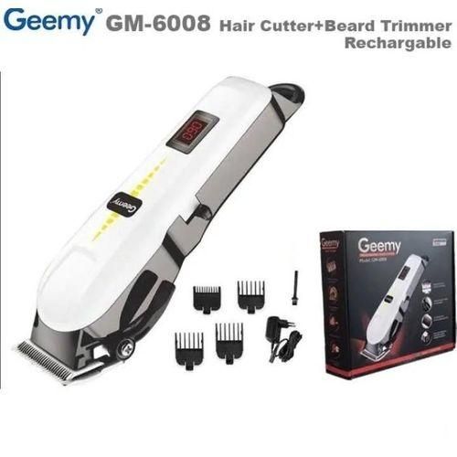 Rechargeable Cordless Shaving Machine With Battery Indicator - White