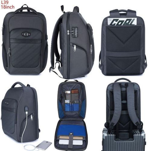 18 Inch Anti Theft Travel Laptop Bookbag Backpack Bag18 Inch Laptop- Multicolor