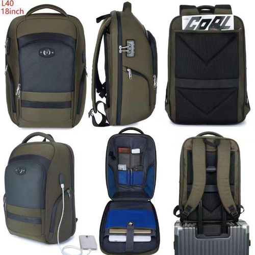 18 Inch Anti Theft Travel Laptop Bookbag Backpack Bag18 Inch Laptop- Multicolor