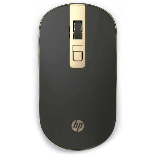 S4000 Optical USB 1600 DPI 2.4Ghz Wireless Mouse Mute Gaming Mouse For PC and Laptop - Black in Gold