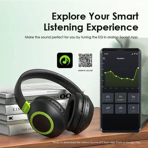 BoomPop 2S ENC Bluetooth Over-Ear Wireless Headphones - Black
