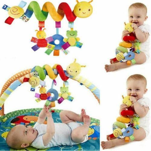 Cute Activity Spiral Crib Stroller Car Seat Travel Hanging T