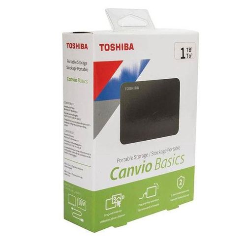 Canvio Basics 1TB External USB 3.0 Portable Hard Drive - Black