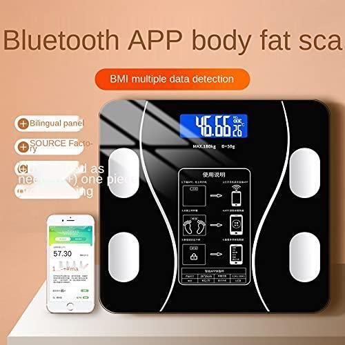 Smart Digital Weighing Scale With Bluetooth and WiFi, USB, Body Fat, BMI -Multicolor.