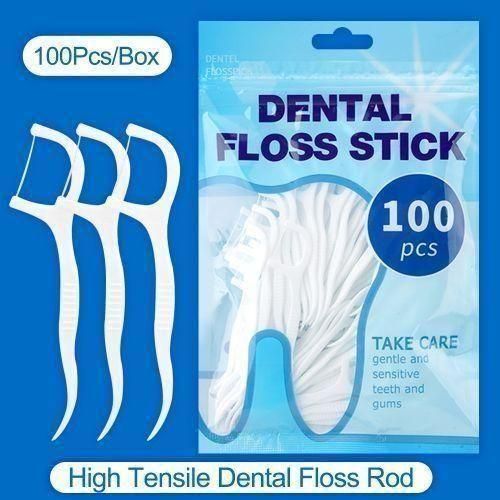 Dental Floss Picks Toothpicks Tooth Cleaning Oral Care Tool