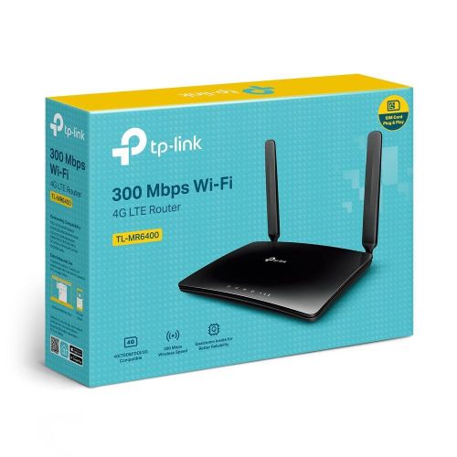 TL-MR6400 300 Mbps Wi-fi Wireless N 4G LTE Router- Black