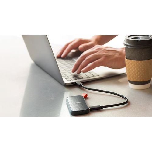 Portable SSD 480GB/GO up to 520MB/s read speed-Black