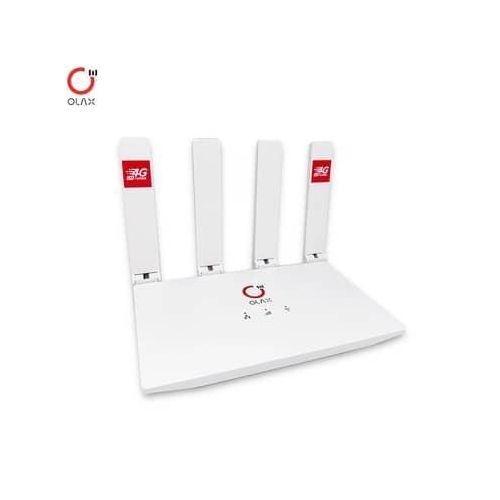 MC50 dual band antenna 2.4G CAT4 CPE wifi sim card router 4G LTE wi-fi modem wireless routers- White