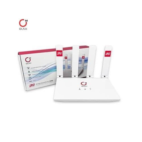MC50 dual band antenna 2.4G CAT4 CPE wifi sim card router 4G LTE wi-fi modem wireless routers- White