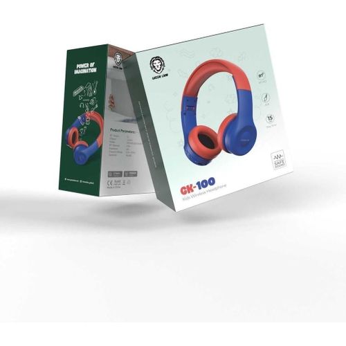Gk-100  Kids Wireless HeadPhone  Bluetooth Gaming Foldable Wireless  Earphone for Children Compatible Smartphone Laptop PC For nline Distant Learning