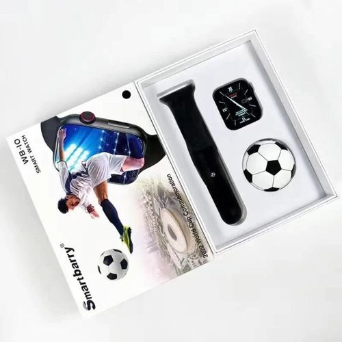 Smartbarry WB-10 Smart Watch With Football Commemoration Design Game Wireless With TWS Earphone -Multicolor