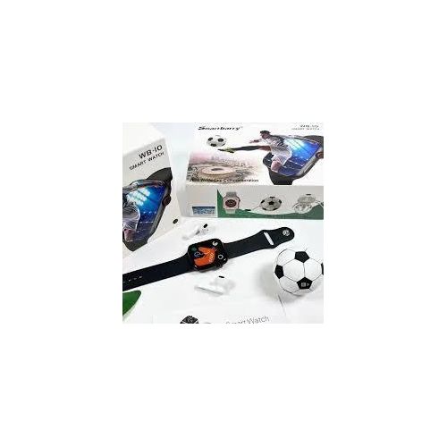 Smartbarry WB-10 Smart Watch With Football Commemoration Design Game Wireless With TWS Earphone -Multicolor