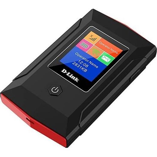 DWR-932M Mobile Router, 4G/LTE Wi-Fi, Up To 150Mbps, USIM Card Slot, 802.11b/g/n, Built-in Firewall, WPS Mobile Router Mifi - Black