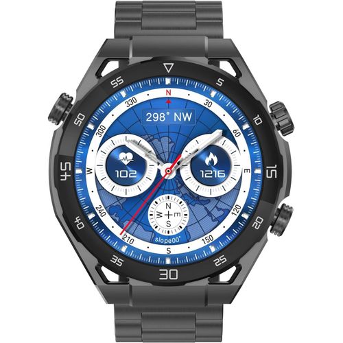 GT8 Amoled Smart Watch, Music Storage upto 1 GB, 1.43 INCHES AMOLED WITH LEATHER Strap + RUBBER Strap, Smart Calling, heart rate, blood oxygen, sport mode, always display on- Multicolor