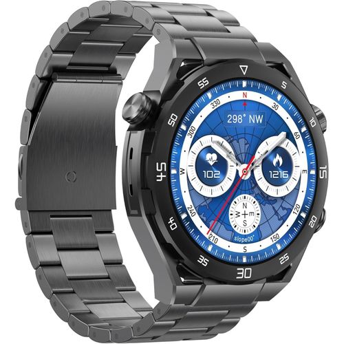 GT8 Amoled Smart Watch, Music Storage upto 1 GB, 1.43 INCHES AMOLED WITH LEATHER Strap + RUBBER Strap, Smart Calling, heart rate, blood oxygen, sport mode, always display on- Multicolor