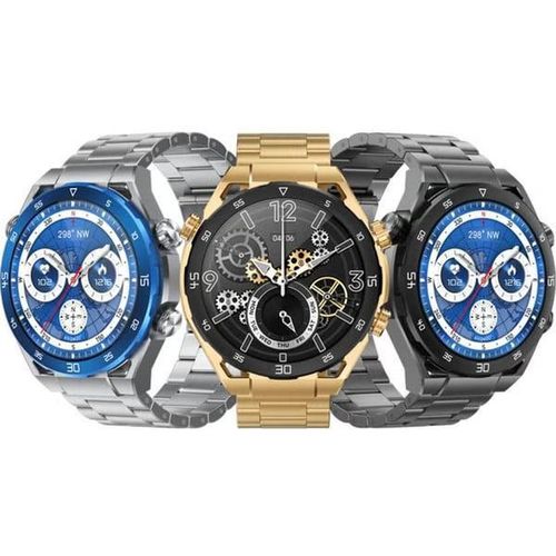 GT8 Amoled Smart Watch, Music Storage upto 1 GB, 1.43 INCHES AMOLED WITH LEATHER Strap + RUBBER Strap, Smart Calling, heart rate, blood oxygen, sport mode, always display on- Multicolor