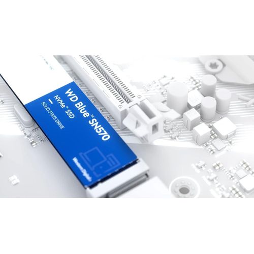 1TB WD Blue SN570 NVMe Internal Solid State Drive SSD - Gen3 x4 PCIe 8Gb/s, M.2 2280, Up to 3,500 MB/s - WDS100T3B0C -Multicolor