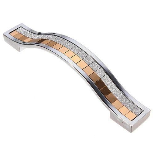 96mm Diamond Crystal Door Knob Cabinet Kitchen Cupboard Wardrobe Pull Handle Rose Gold