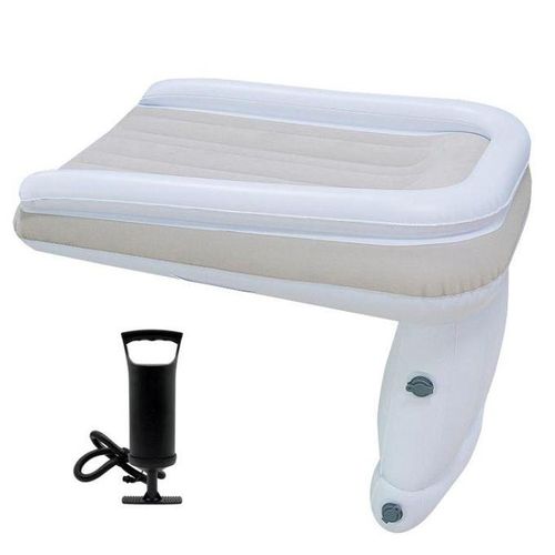 Outdoor Travel Baby Inflatable Bed Gray+Inflator