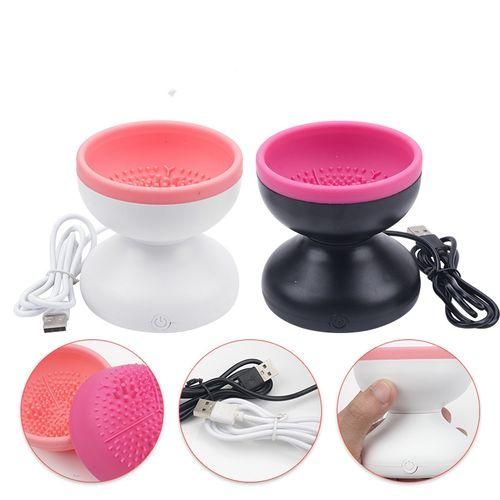 Electric Makeup Brush Cleaner Machine Automatic USB Cosmetic Brush Cleaner Tools