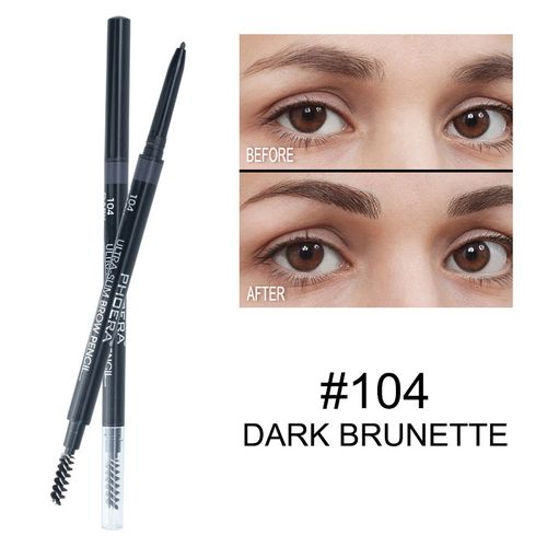 2 In 1 Thin Eyebrow Pencil - Black