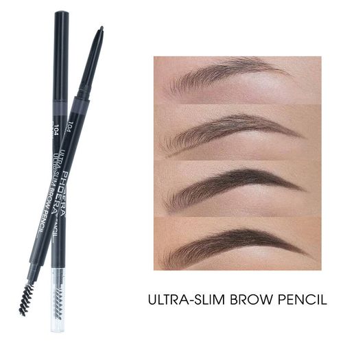 2 In 1 Thin Eyebrow Pencil - Black