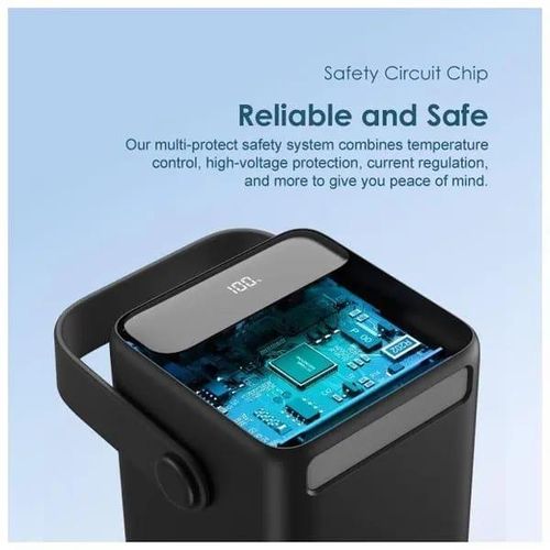PowerBox 500 50000mAh 22.5W Power Bank- Black