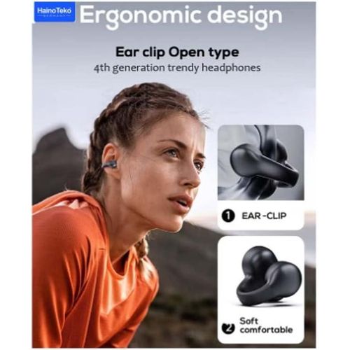 OWS H1 Bluetooth Wireless Earphone with Mic High Bass Sound Quality And Super Clear Mic Compatible With iphone and Android Mobiles -Multicolor