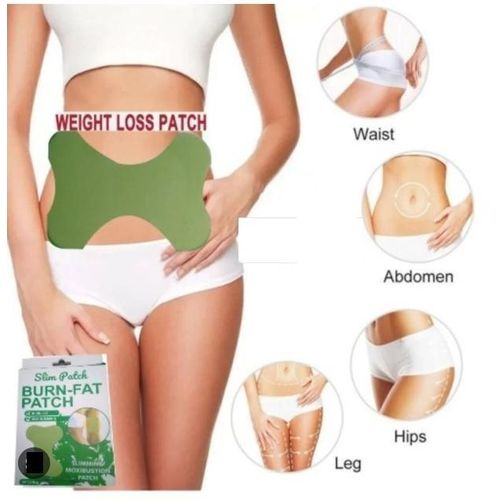 Herbal Burn Fat Patches, Slimming Patch, 10Pcs, -Green,