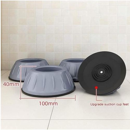 Shock Pads For Fridge, Washing Machine, Closets,  - Grey.