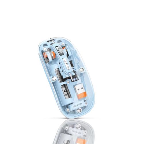 Wireless Bluetooth Transparent Mouse 2400DPI 400mAh
