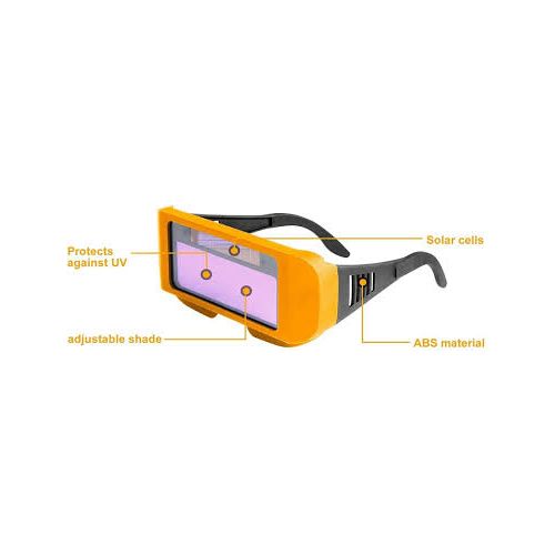 INGCO Welding Glasses - Auto Darkening – Orange