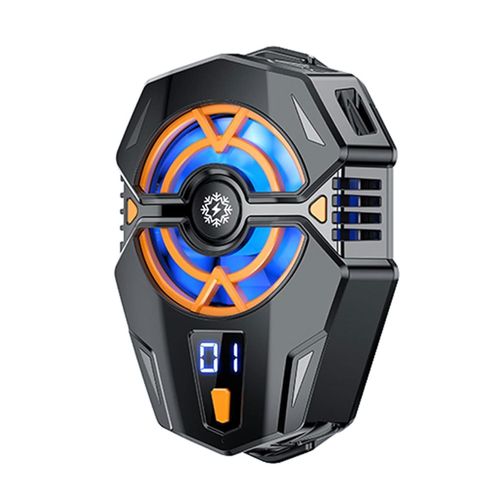 J20 Radiator Back Clip Game Cooler Adjustable Cool Heat Dissipation, Mobile Phone Cooler Semi-conductor Cooling Fan Portable Lightweight Mobile Phone Cooling Fan Freezing Constant Cooling Temperature Phone Cooler For Live Streaming- Multicolor