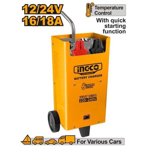 INGCO ING-CD2201 - Battery Charger - Orange
