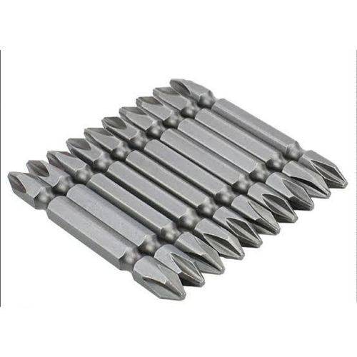 Genuine 10pcs S2 Aluminium Magnetic Screwdriver Bits Cross Head Hex Shank Electric Screw Driver Bits 65mm