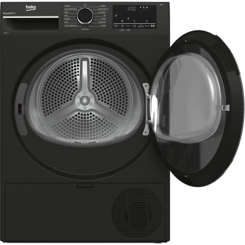 Beko B3T4911DG Condensation Dryer, 9KG - Grey