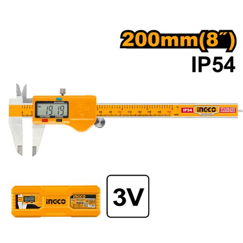 INGCO HDCD28200 - Digital Caliper - Orange