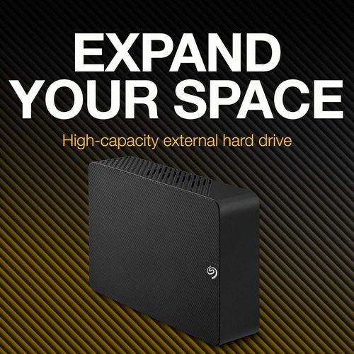 Expansion 14TB External Hard Drive HDD - USB 3.0, with Rescue Data Recovery Services (STKP14000402) -Back