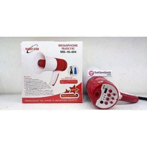 Loudspeaker Megaphone With Recording Reading Advertising Hawker- Multi-colour