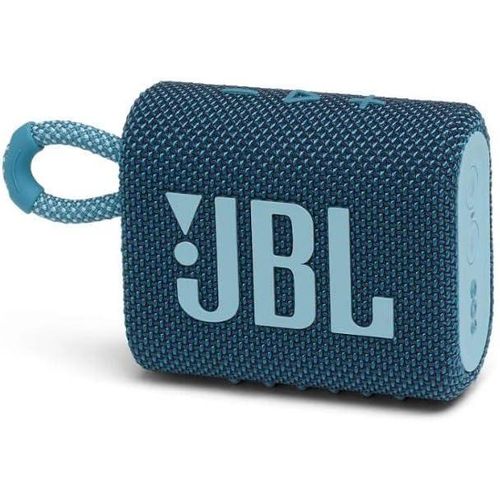 GO 3 Wireless Bluetooth Portable Waterproof Speaker with Integrated Loop for Travel with USB C Charging Cable- Multicolor