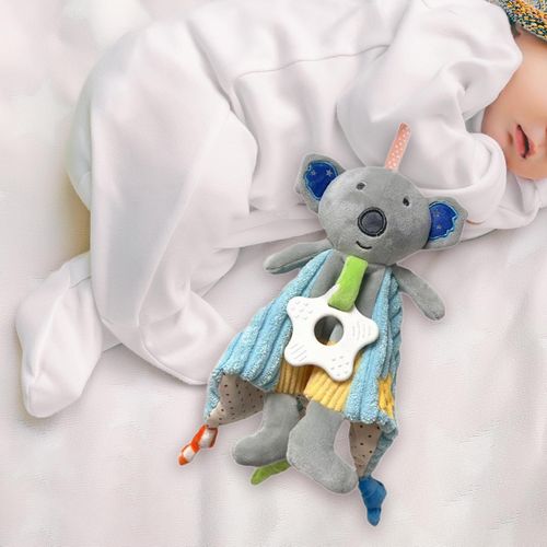 Baby Security Blanket Crinkly Ears Soothing Towel With